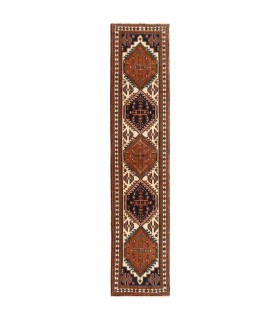 فرش دستباف قدیمی کناره طول سه متر مشگین شهر کد 705633