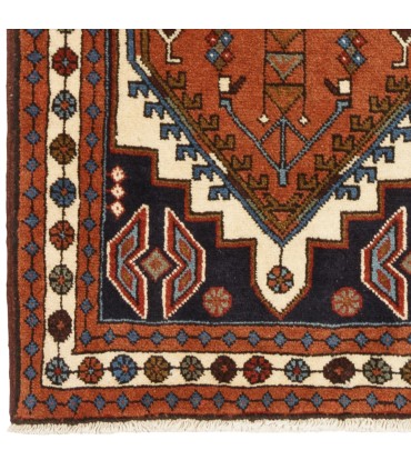فرش دستباف قدیمی کناره طول سه متر مشگین شهر کد 705633