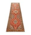 فرش دستباف قدیمی کناره طول سه و نیم متر مشگین شهر کد 705635