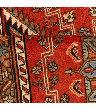 فرش دستباف قدیمی کناره طول سه و نیم متر مشگین شهر کد 705635