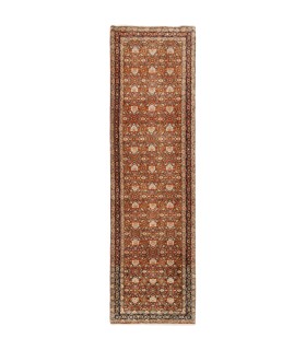 فرش دستباف قدیمی کناره طول سه متر تبریز کد 705636