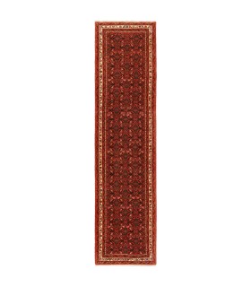 فرش دستباف قدیمی کناره طول سه متر حسین آباد کد 705637