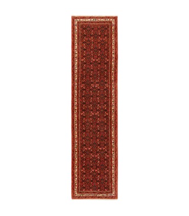 فرش دستباف قدیمی کناره طول سه متر حسین آباد کد 705637