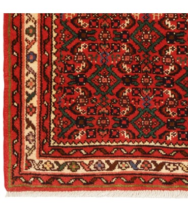 فرش دستباف قدیمی کناره طول سه متر حسین آباد کد 705637