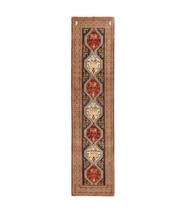 فرش دستباف قدیمی کناره طول سه متر مشگین شهر کد 705639