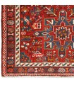 فرش دستباف قدیمی کناره طول سه متر قرجه کد 705642