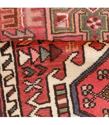 فرش دستباف قدیمی کناره طول سه متر قرجه کد 705648