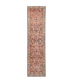 فرش دستباف قدیمی کناره طول سه متر ساروق کد 705649