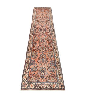فرش دستباف قدیمی کناره طول سه متر ساروق کد 705649