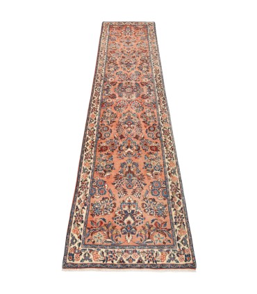 فرش دستباف قدیمی کناره طول سه متر ساروق کد 705649