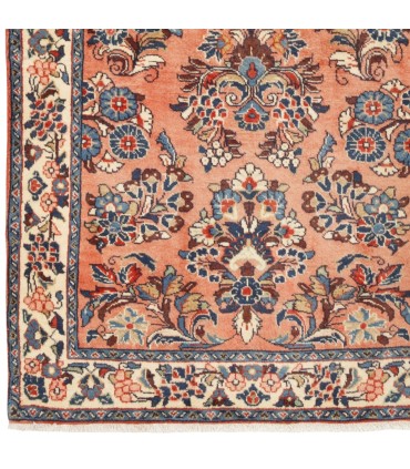 فرش دستباف قدیمی کناره طول سه متر ساروق کد 705649