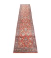 فرش دستباف قدیمی کناره طول سه و نیم متر ساروق کد 705650