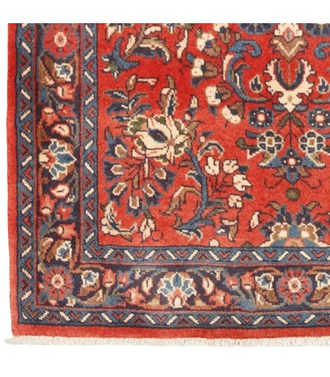 فرش دستباف قدیمی کناره طول سه و نیم متر ساروق کد 705650
