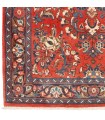 فرش دستباف قدیمی کناره طول سه و نیم متر ساروق کد 705650