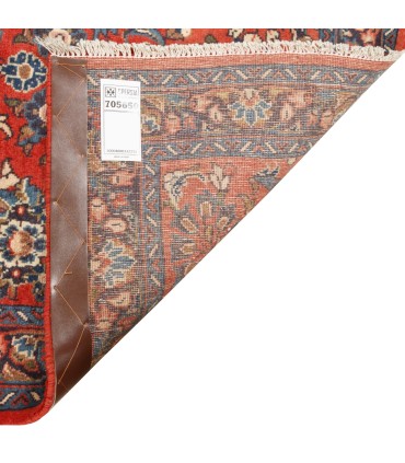 فرش دستباف قدیمی کناره طول سه و نیم متر ساروق کد 705650