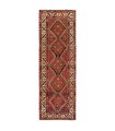 فرش دستباف قدیمی کناره طول سه متر شاهسون کد 705652