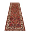 فرش دستباف قدیمی کناره طول سه متر شاهسون کد 705652