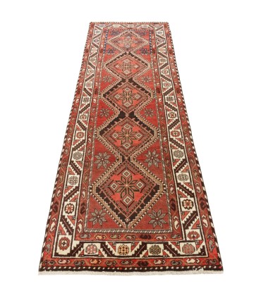 فرش دستباف قدیمی کناره طول سه متر شاهسون کد 705652