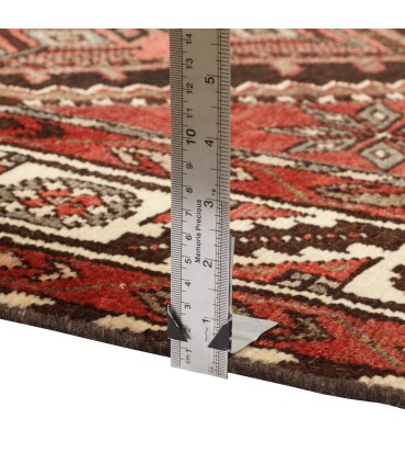 فرش دستباف قدیمی کناره طول سه متر شاهسون کد 705652