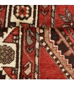 فرش دستباف قدیمی کناره طول سه متر شاهسون کد 705652