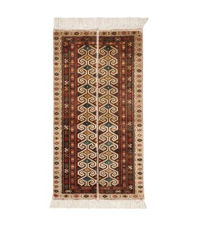 کلاژ فرش دستباف نیم متری ترکمن کد 709293