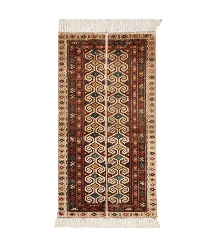 کلاژ فرش دستباف نیم متری ترکمن کد 709293