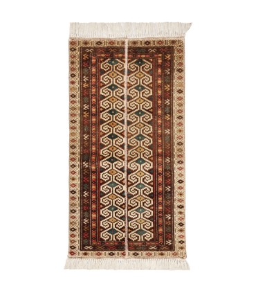کلاژ فرش دستباف نیم متری ترکمن کد 709293