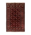 فرش دستباف وینتیج قدیمی سه و نیم متری ترکمن کد 709354