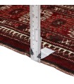 فرش دستباف وینتیج قدیمی سه و نیم متری ترکمن کد 709354