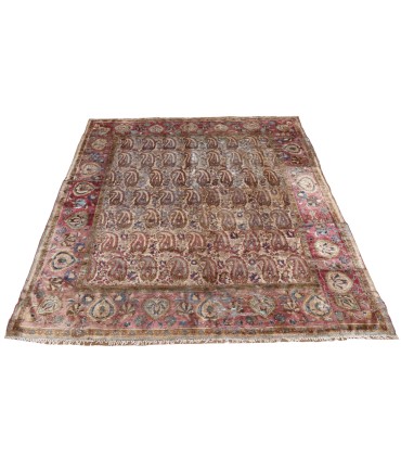 کلاژ فرش دستباف قدیمی ذرع و نیم کاشان کد 709362