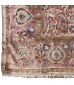 کلاژ فرش دستباف قدیمی ذرع و نیم کاشان کد 709362