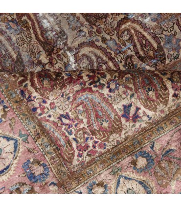 کلاژ فرش دستباف قدیمی ذرع و نیم کاشان کد 709362