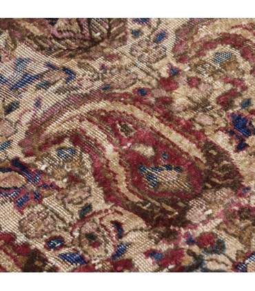 کلاژ فرش دستباف قدیمی ذرع و نیم کاشان کد 709362