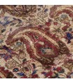 کلاژ فرش دستباف قدیمی ذرع و نیم کاشان کد 709362