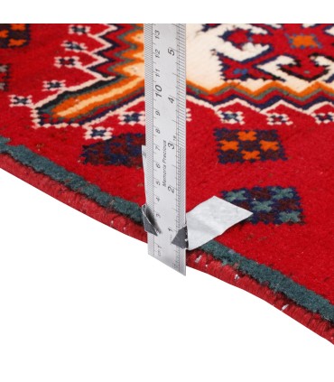 فرش دستباف قدیمی کناره طول یک و نیم متر شیراز کد 709365