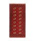فرش دستباف قدیمی یک متری ترکمن کد 709366