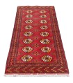 فرش دستباف قدیمی یک متری ترکمن کد 709366
