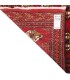 فرش دستباف قدیمی یک متری ترکمن کد 709366