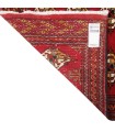 فرش دستباف قدیمی یک متری ترکمن کد 709366