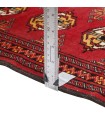 فرش دستباف قدیمی یک متری ترکمن کد 709366