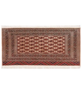 یک جفت فرش دستباف نیم متری ترکمن کد 709367