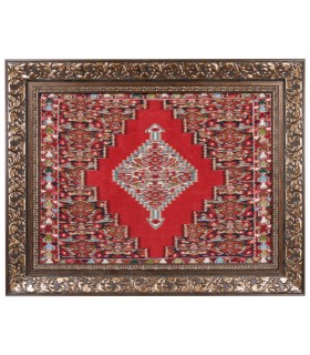 تابلو گلیم دستباف هندسی بافت سنه کد 794021