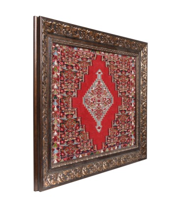 تابلو گلیم دستباف هندسی بافت سنه کد 794021