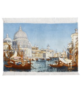 تابلو فرش دستباف منظره ونیز بافت تبریز کد 794025
