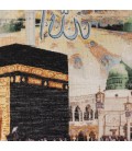 تابلو فرش دستباف طرح کعبه و مسجدالنبی کد 901701