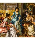 Alfombra Persa Tabriz Tableau Ref: 792018