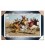 تابلو فرش دستباف طرح شکار بچه شیر کد 901200