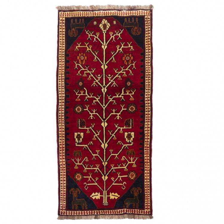 Tapis Iranien Fait Main Qashqai 177094 - 184 × 87