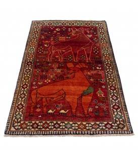 Tapis Iranien Fait Main Qashqai 177107 - 148 × 99