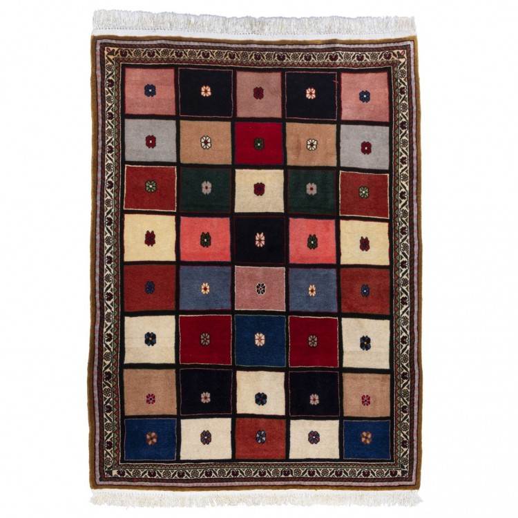 Tapis Iranien Fait Main Bakhtiari 178023 - 142 × 105